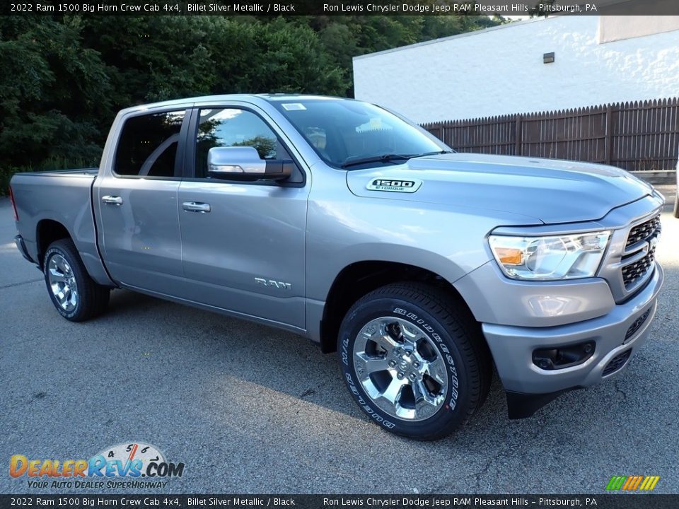 2022 Ram 1500 Big Horn Crew Cab 4x4 Billet Silver Metallic / Black Photo #7