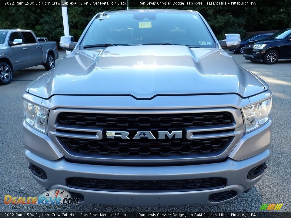 2022 Ram 1500 Big Horn Crew Cab 4x4 Billet Silver Metallic / Black Photo #8