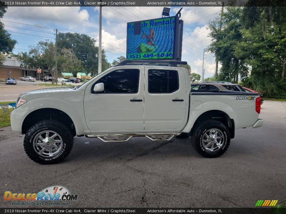 Glacier White 2019 Nissan Frontier Pro-4X Crew Cab 4x4 Photo #6