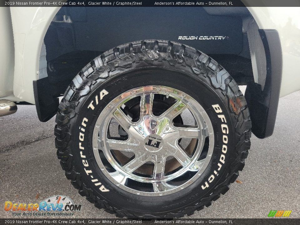 2019 Nissan Frontier Pro-4X Crew Cab 4x4 Glacier White / Graphite/Steel Photo #12