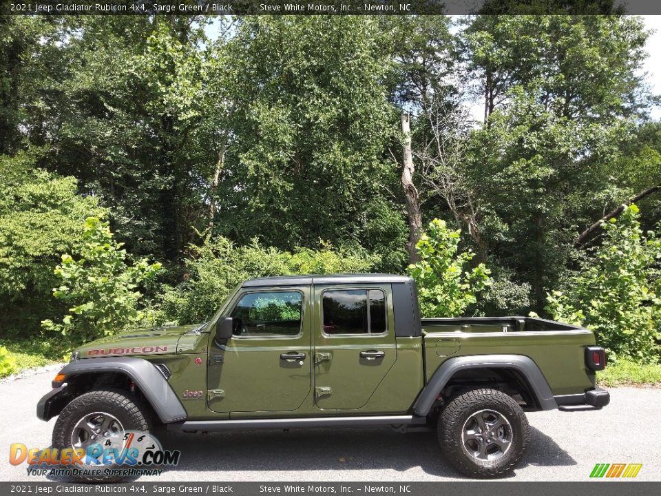 2021 Jeep Gladiator Rubicon 4x4 Sarge Green / Black Photo #1