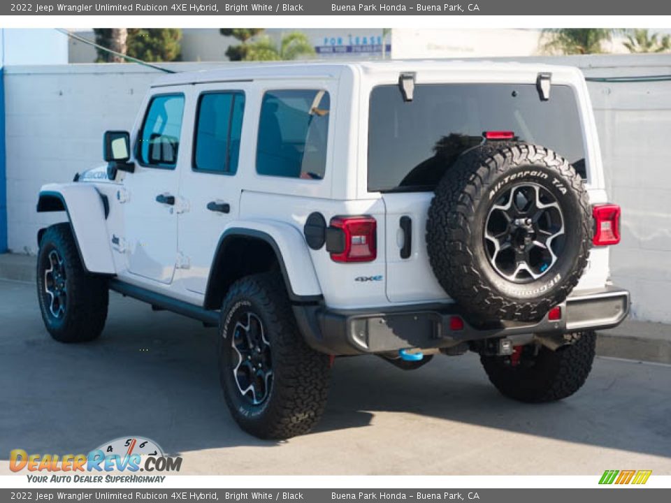 2022 Jeep Wrangler Unlimited Rubicon 4XE Hybrid Bright White / Black Photo #2