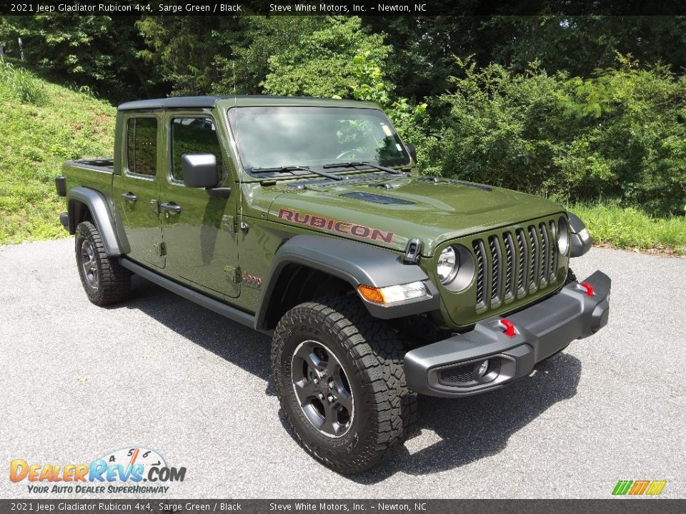 2021 Jeep Gladiator Rubicon 4x4 Sarge Green / Black Photo #5