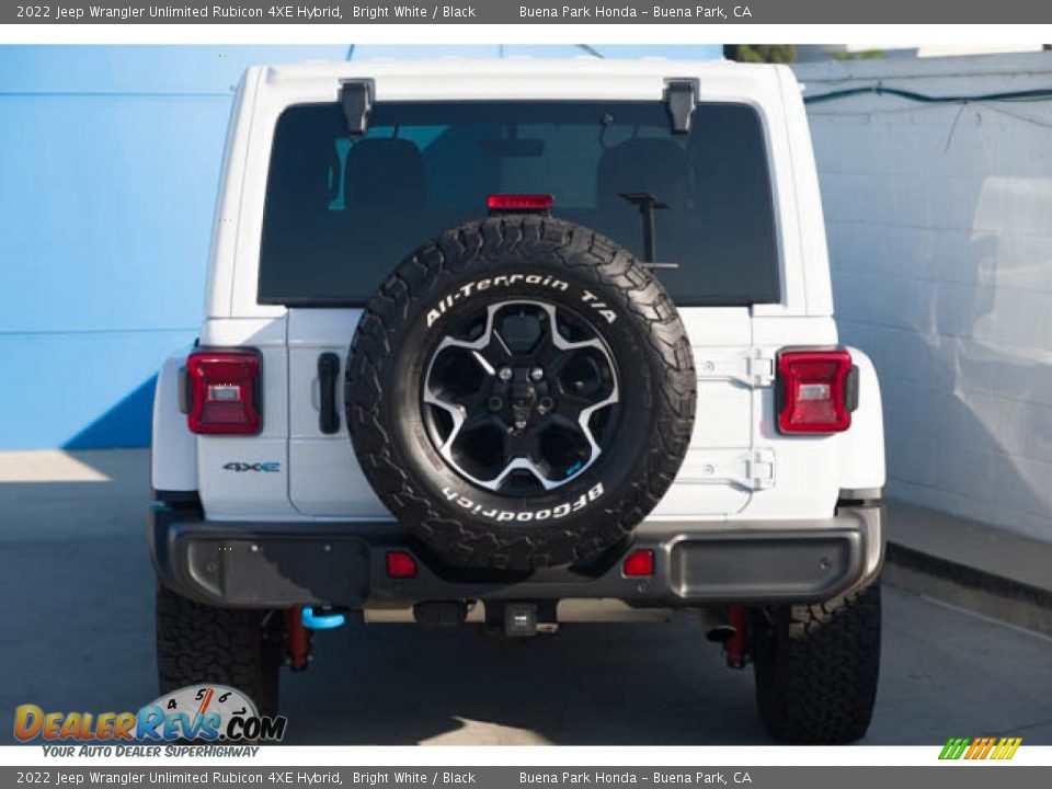 2022 Jeep Wrangler Unlimited Rubicon 4XE Hybrid Bright White / Black Photo #9
