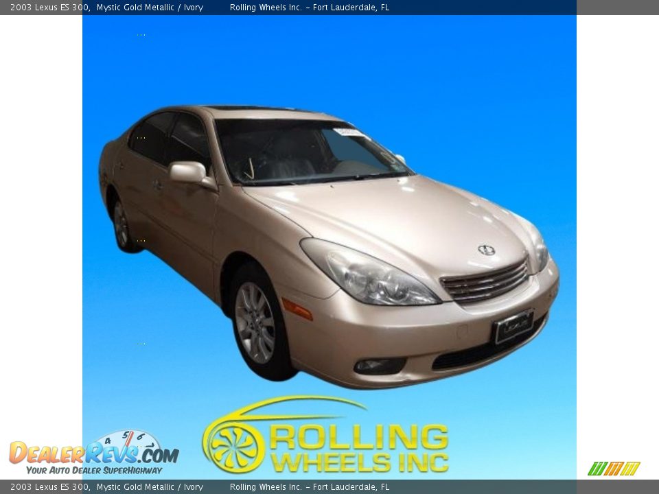 2003 Lexus ES 300 Mystic Gold Metallic / Ivory Photo #1