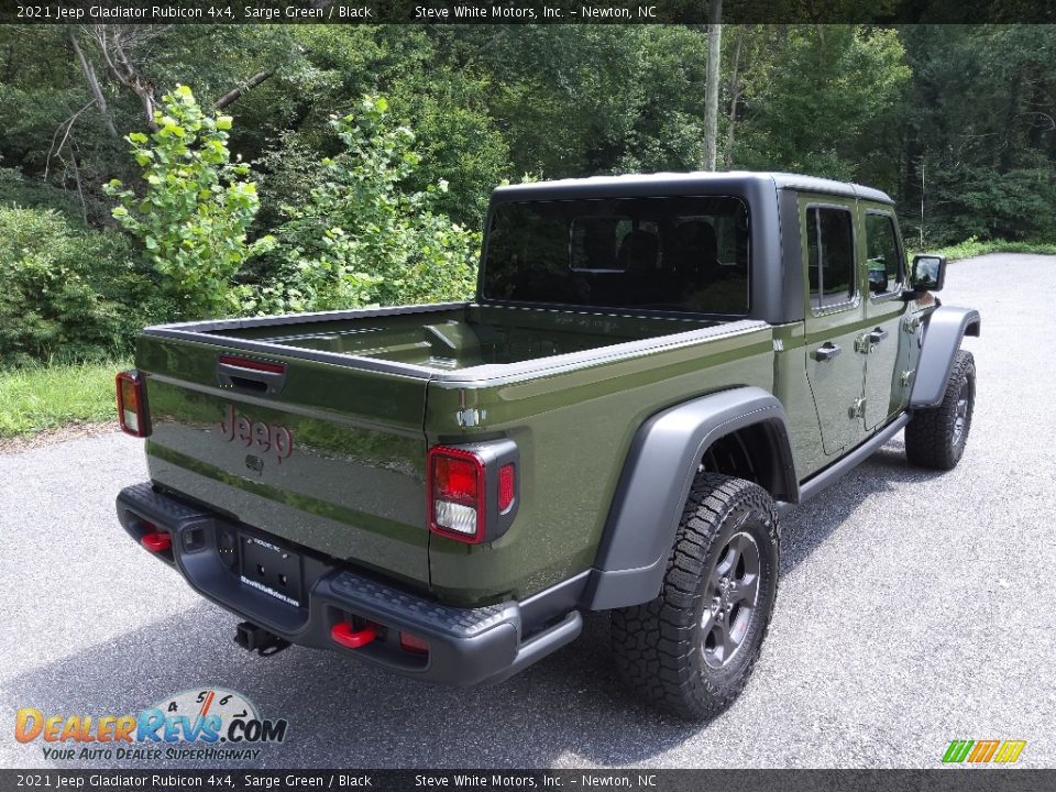 2021 Jeep Gladiator Rubicon 4x4 Sarge Green / Black Photo #7