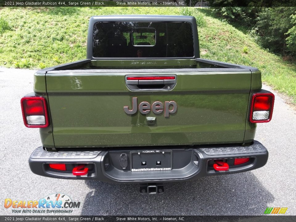 2021 Jeep Gladiator Rubicon 4x4 Sarge Green / Black Photo #8