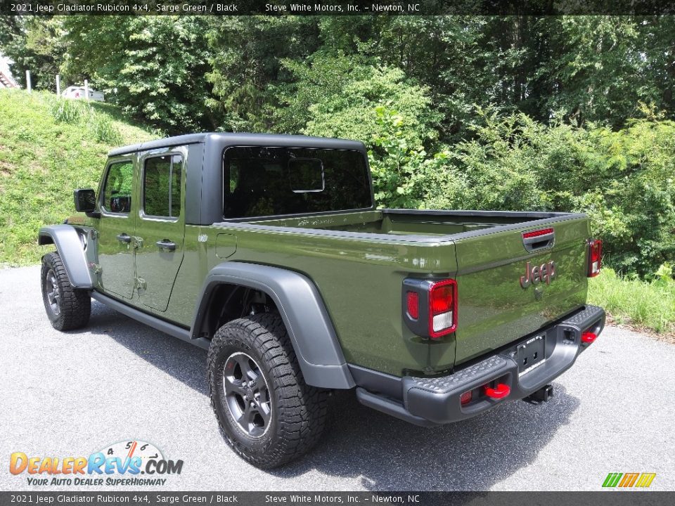 2021 Jeep Gladiator Rubicon 4x4 Sarge Green / Black Photo #10