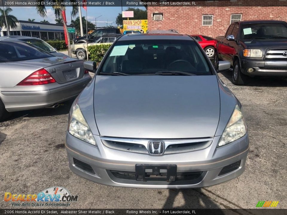 2006 Honda Accord EX Sedan Alabaster Silver Metallic / Black Photo #1