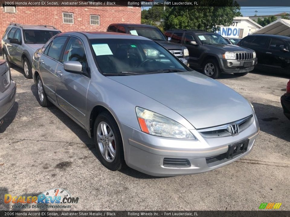 2006 Honda Accord EX Sedan Alabaster Silver Metallic / Black Photo #2