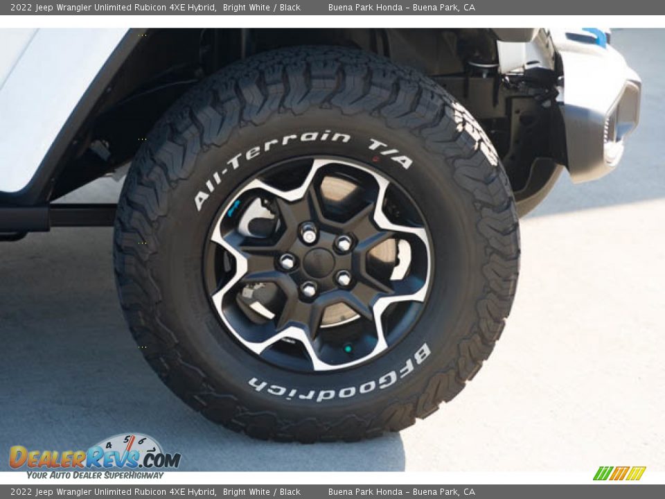 2022 Jeep Wrangler Unlimited Rubicon 4XE Hybrid Bright White / Black Photo #36