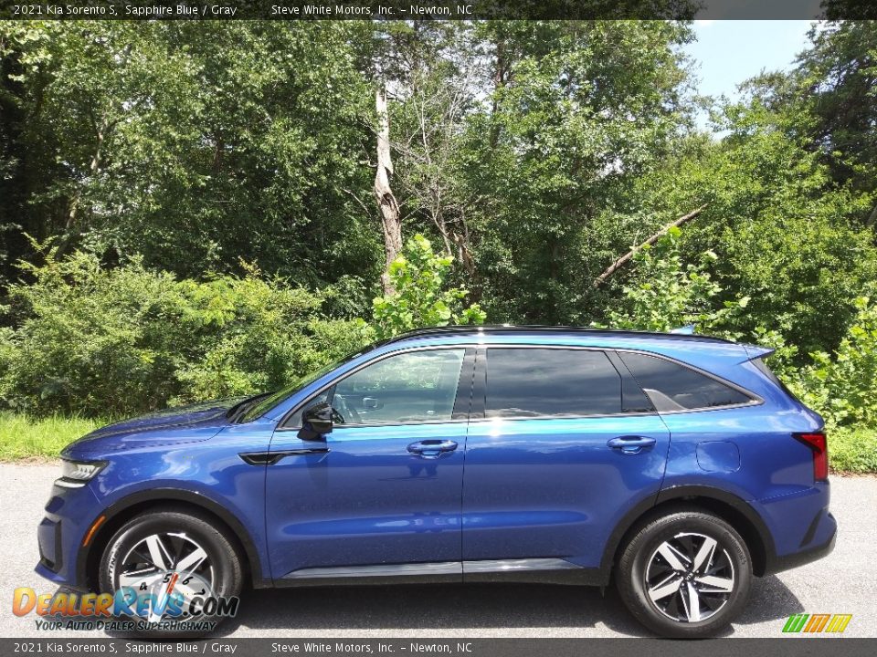 Sapphire Blue 2021 Kia Sorento S Photo #1