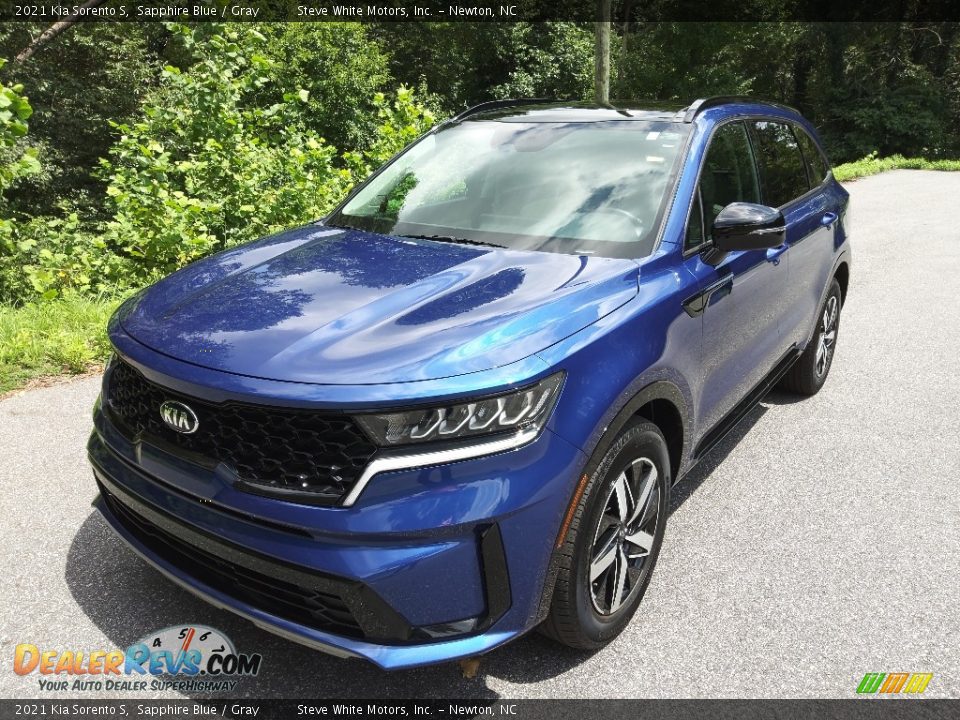 2021 Kia Sorento S Sapphire Blue / Gray Photo #3