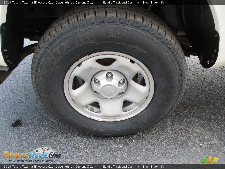 2018 Toyota Tacoma SR Access Cab Super White / Cement Gray Photo #23