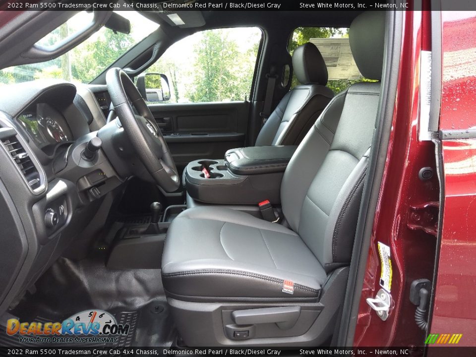 Black/Diesel Gray Interior - 2022 Ram 5500 Tradesman Crew Cab 4x4 Chassis Photo #13