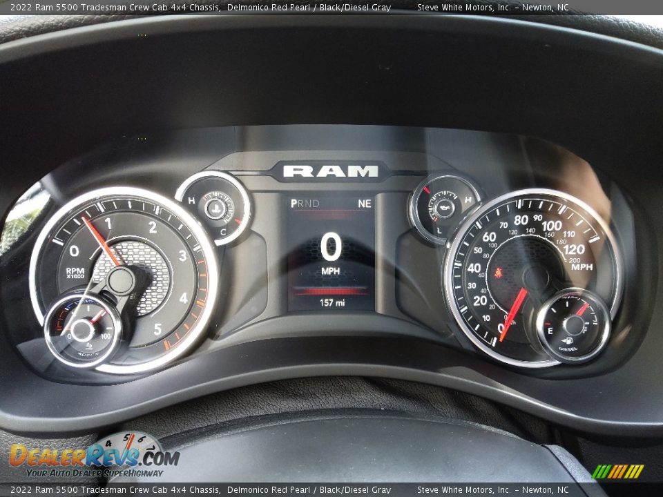 2022 Ram 5500 Tradesman Crew Cab 4x4 Chassis Gauges Photo #22