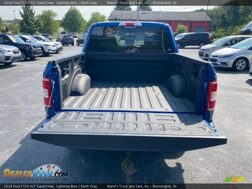 2018 Ford F150 XLT SuperCrew Lightning Blue / Earth Gray Photo #5