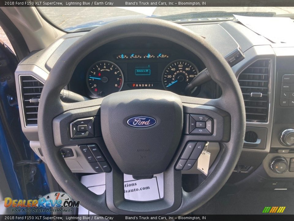 2018 Ford F150 XLT SuperCrew Steering Wheel Photo #14