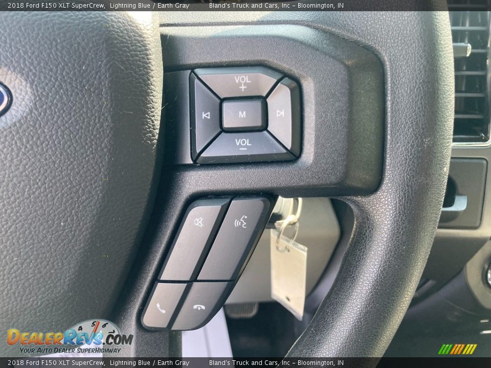 2018 Ford F150 XLT SuperCrew Steering Wheel Photo #15