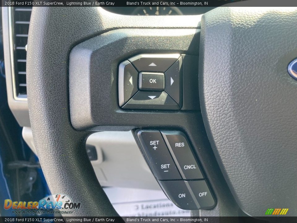 2018 Ford F150 XLT SuperCrew Steering Wheel Photo #16