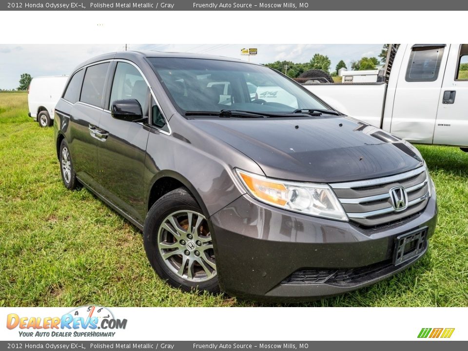 2012 Honda Odyssey EX-L Polished Metal Metallic / Gray Photo #1