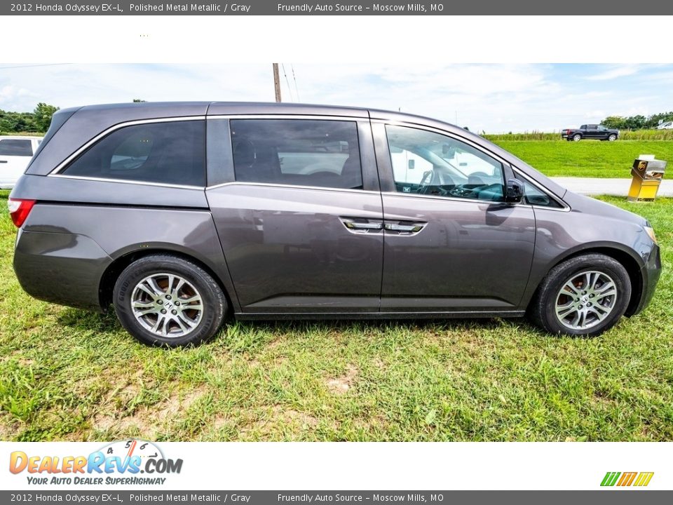 2012 Honda Odyssey EX-L Polished Metal Metallic / Gray Photo #3