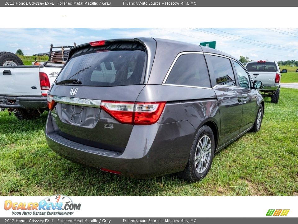 2012 Honda Odyssey EX-L Polished Metal Metallic / Gray Photo #4