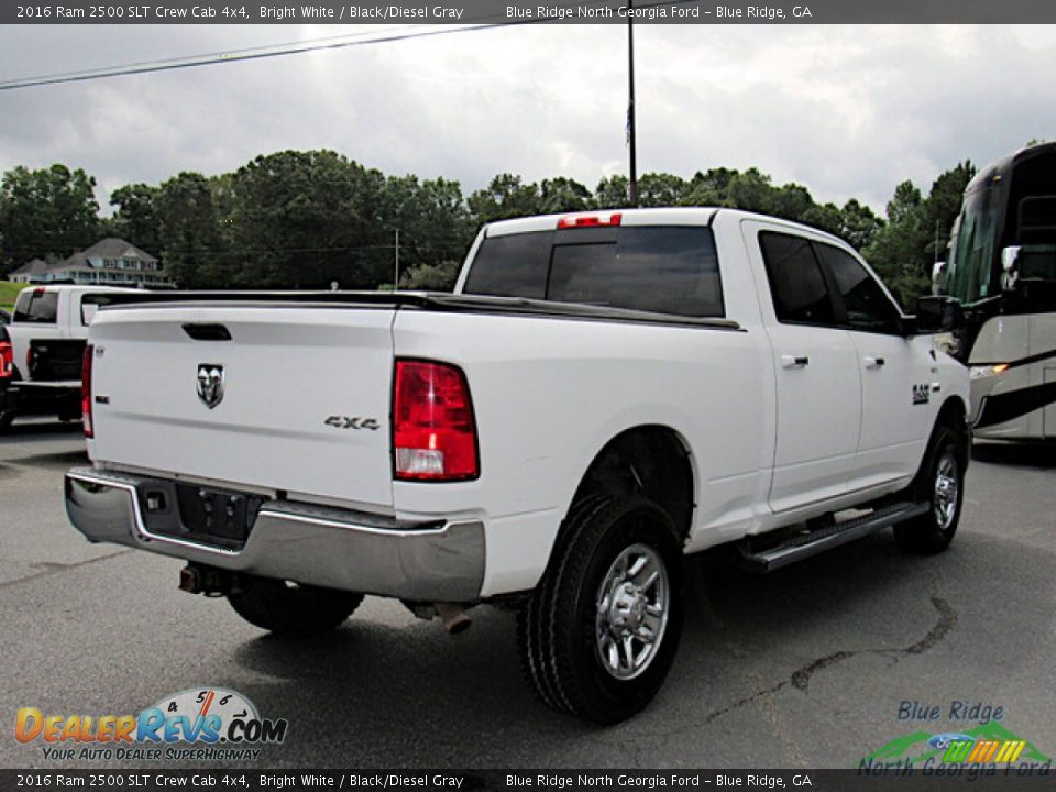 2016 Ram 2500 SLT Crew Cab 4x4 Bright White / Black/Diesel Gray Photo #5