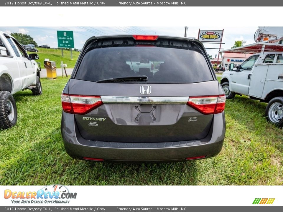 2012 Honda Odyssey EX-L Polished Metal Metallic / Gray Photo #5