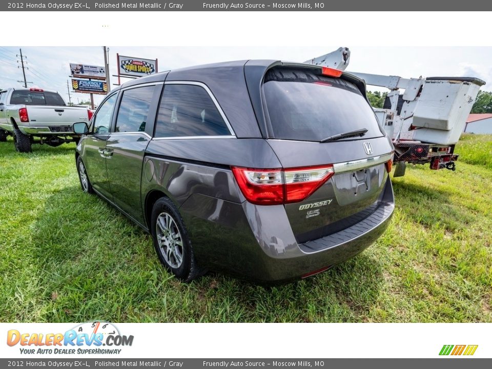 2012 Honda Odyssey EX-L Polished Metal Metallic / Gray Photo #6