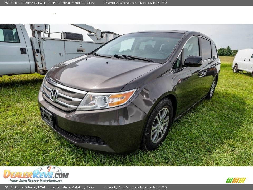 2012 Honda Odyssey EX-L Polished Metal Metallic / Gray Photo #7