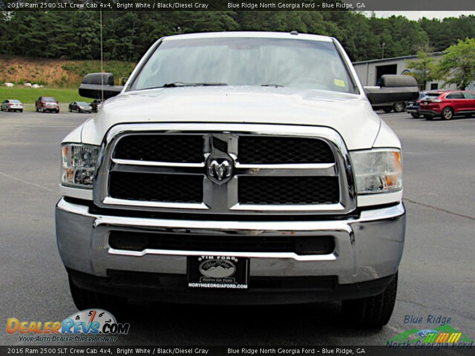 2016 Ram 2500 SLT Crew Cab 4x4 Bright White / Black/Diesel Gray Photo #8