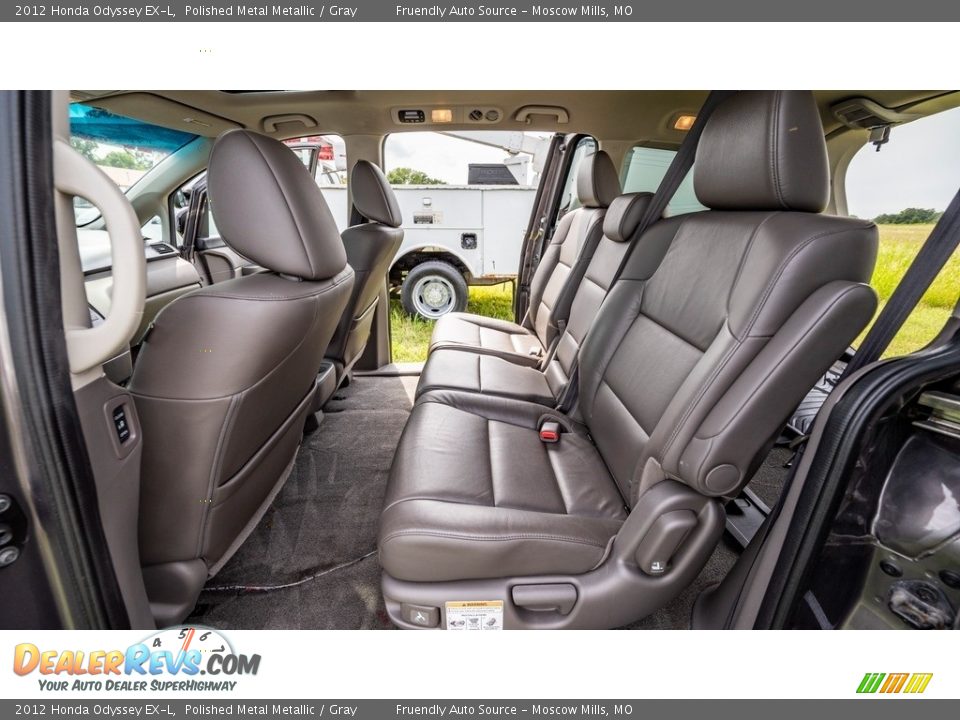 2012 Honda Odyssey EX-L Polished Metal Metallic / Gray Photo #18