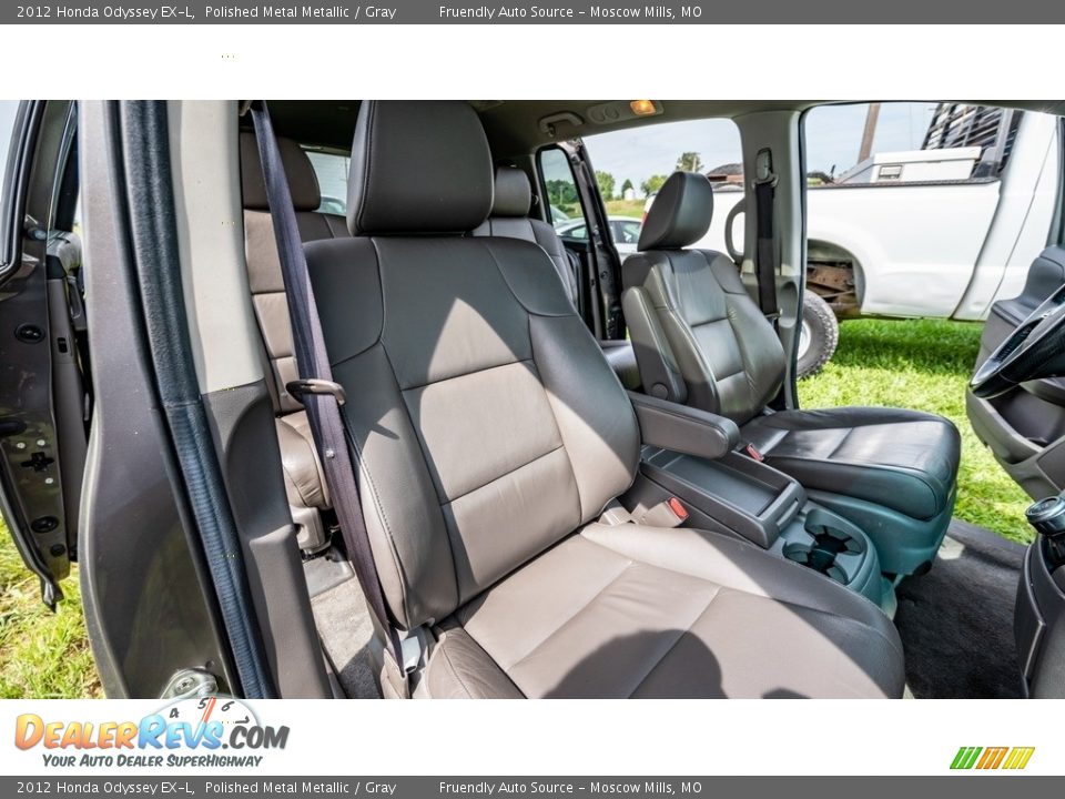 2012 Honda Odyssey EX-L Polished Metal Metallic / Gray Photo #23