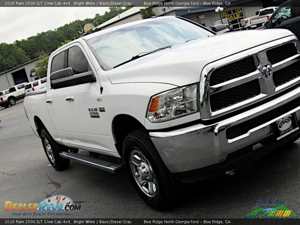 2016 Ram 2500 SLT Crew Cab 4x4 Bright White / Black/Diesel Gray Photo #27