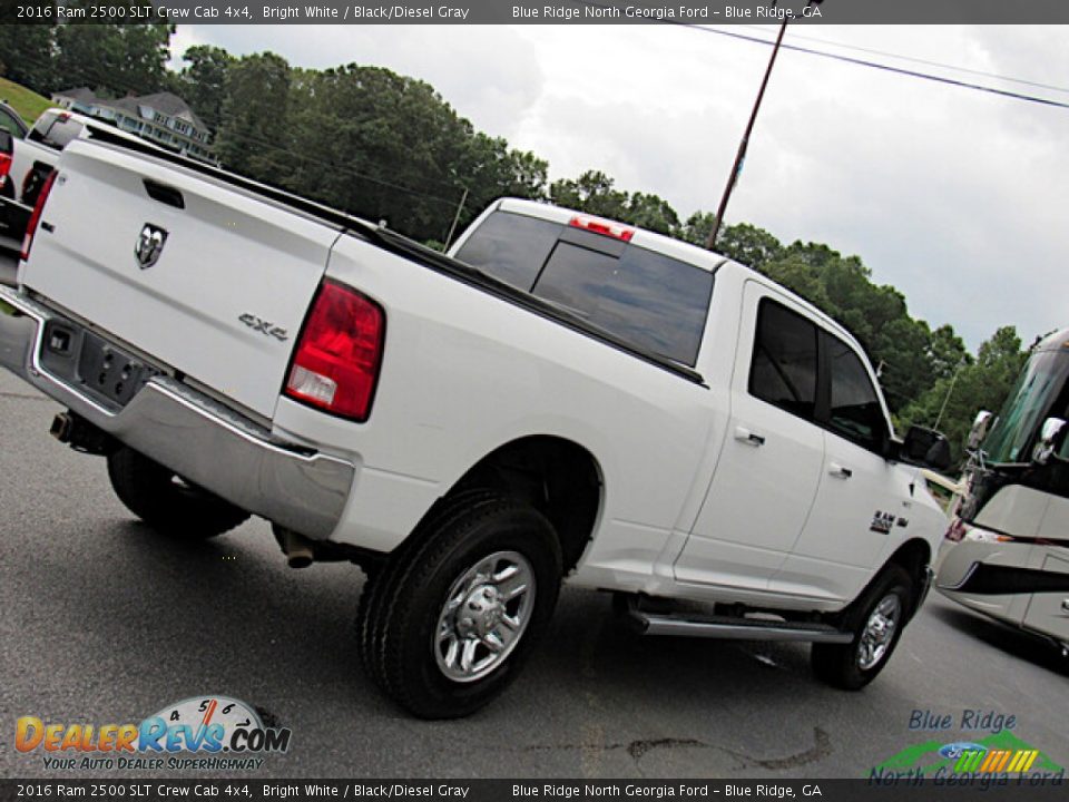 2016 Ram 2500 SLT Crew Cab 4x4 Bright White / Black/Diesel Gray Photo #28