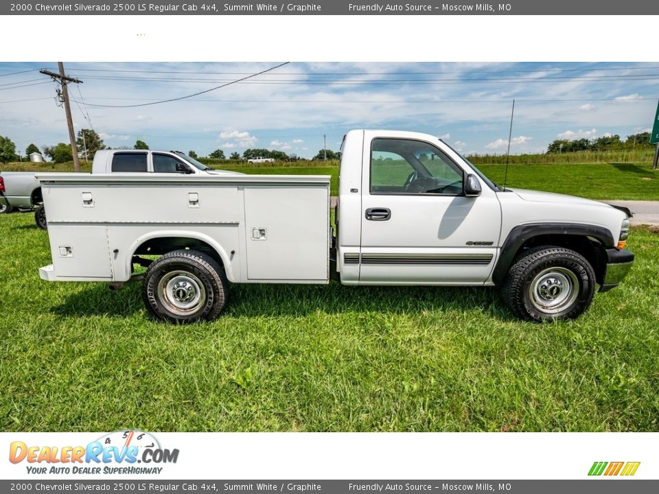 2000 Chevrolet Silverado 2500 LS Regular Cab 4x4 Summit White / Graphite Photo #2