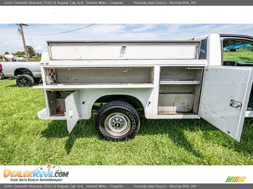 2000 Chevrolet Silverado 2500 LS Regular Cab 4x4 Summit White / Graphite Photo #3