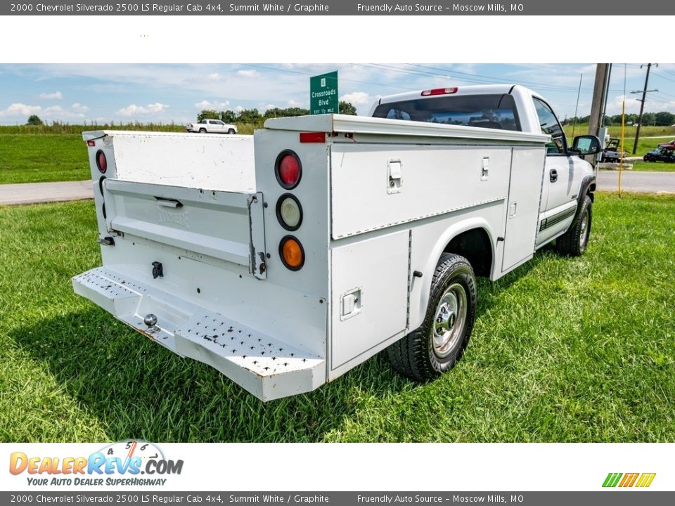 2000 Chevrolet Silverado 2500 LS Regular Cab 4x4 Summit White / Graphite Photo #6