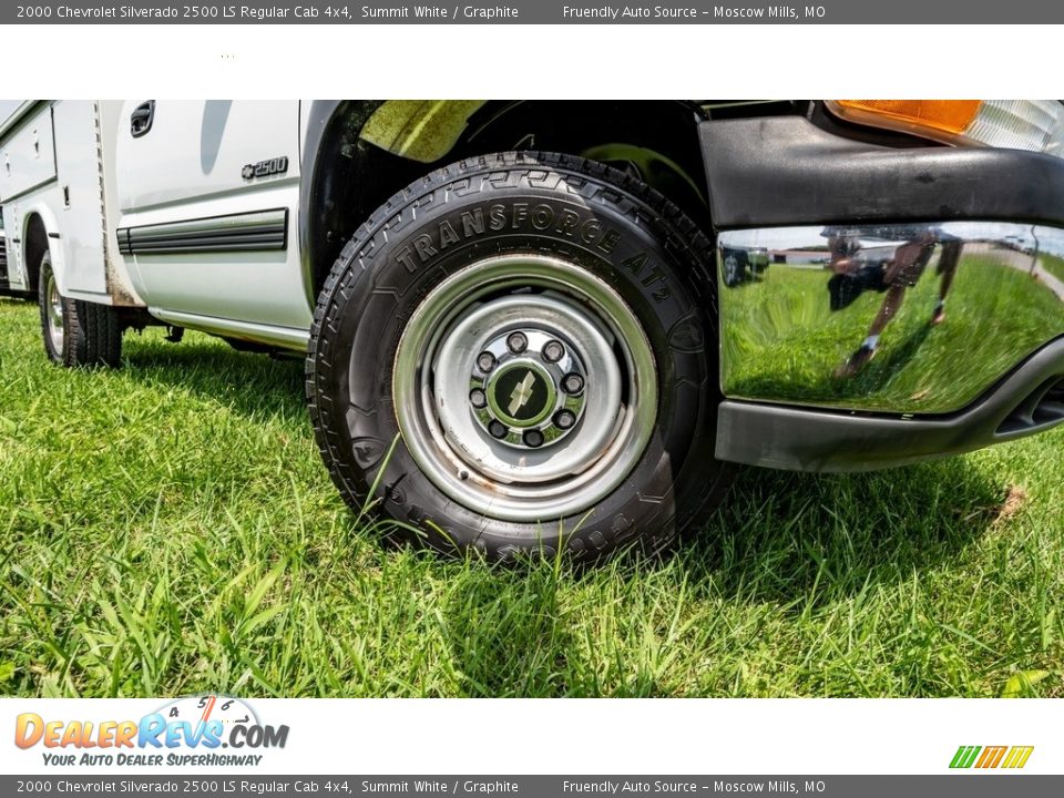 2000 Chevrolet Silverado 2500 LS Regular Cab 4x4 Summit White / Graphite Photo #20