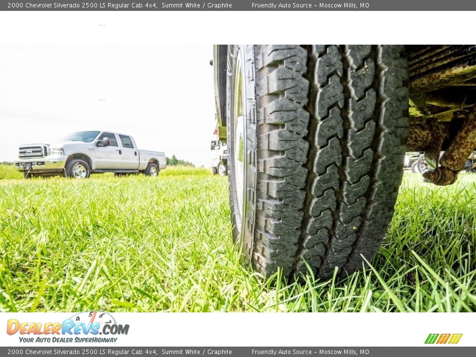 2000 Chevrolet Silverado 2500 LS Regular Cab 4x4 Summit White / Graphite Photo #22