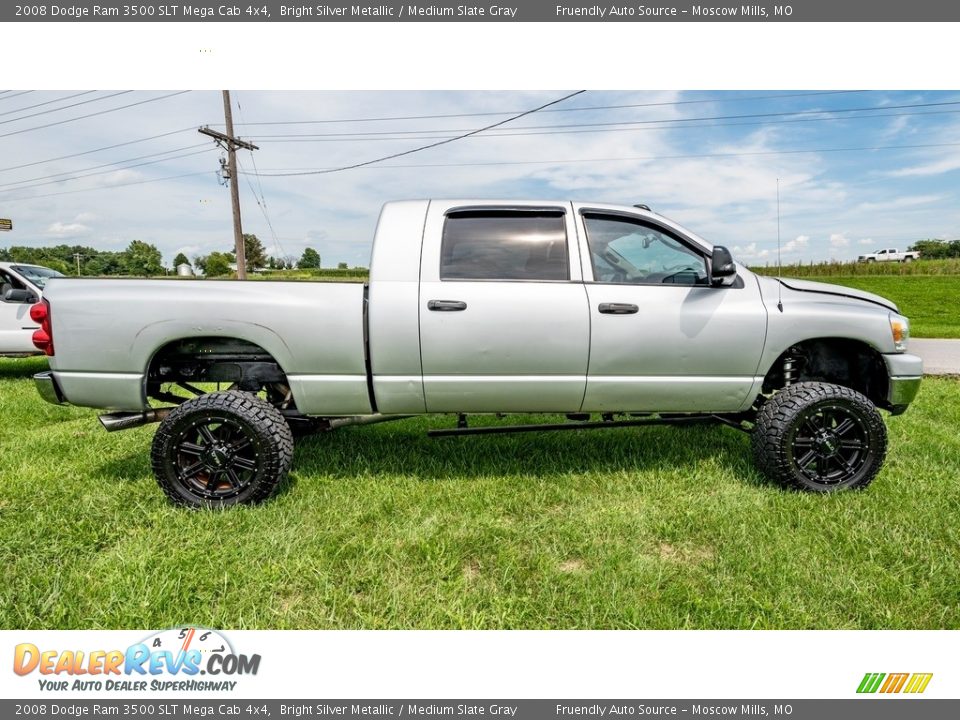 Bright Silver Metallic 2008 Dodge Ram 3500 SLT Mega Cab 4x4 Photo #3