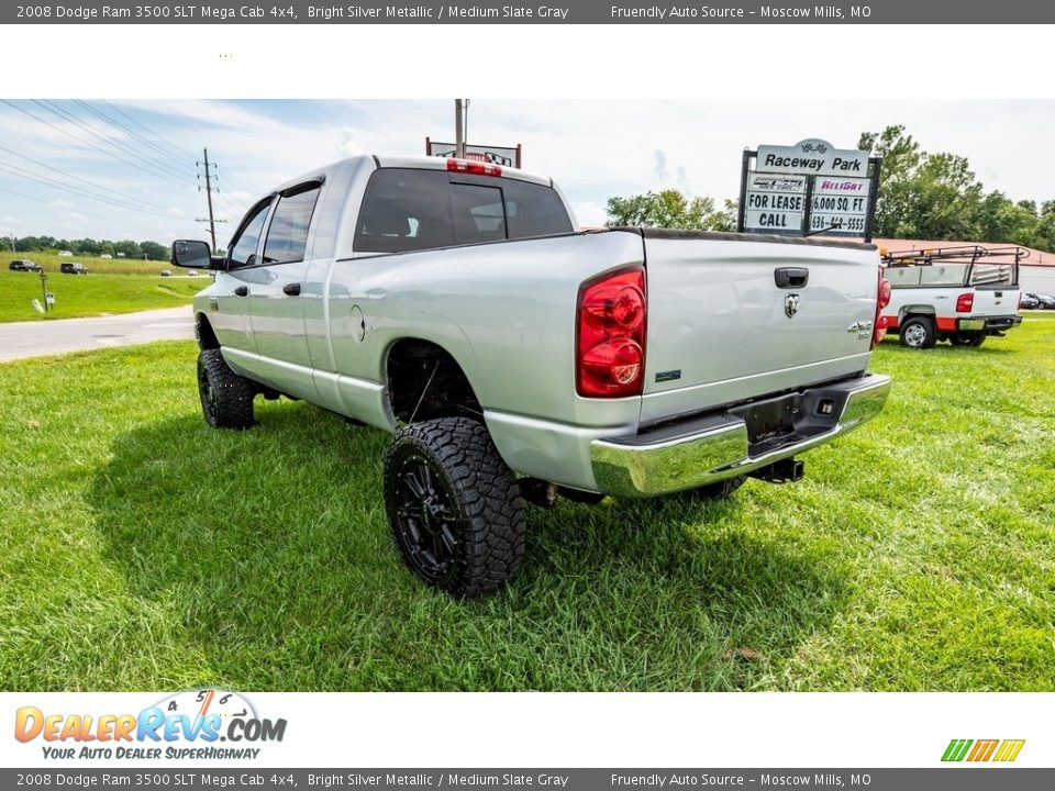 2008 Dodge Ram 3500 SLT Mega Cab 4x4 Bright Silver Metallic / Medium Slate Gray Photo #6