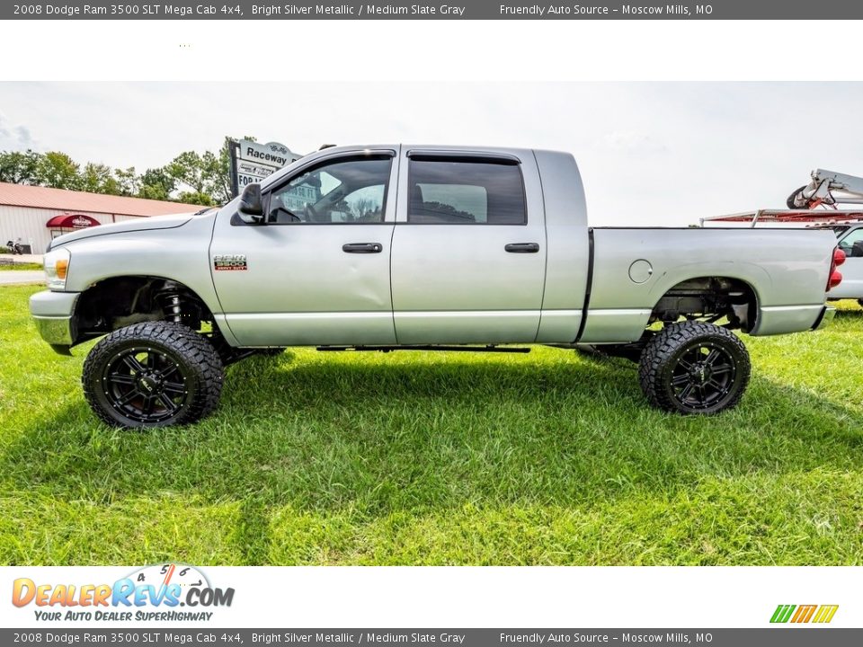 Bright Silver Metallic 2008 Dodge Ram 3500 SLT Mega Cab 4x4 Photo #7