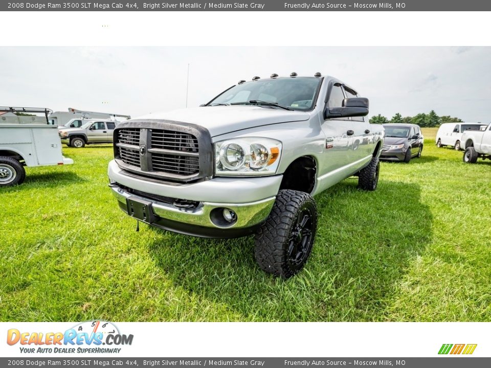 2008 Dodge Ram 3500 SLT Mega Cab 4x4 Bright Silver Metallic / Medium Slate Gray Photo #8