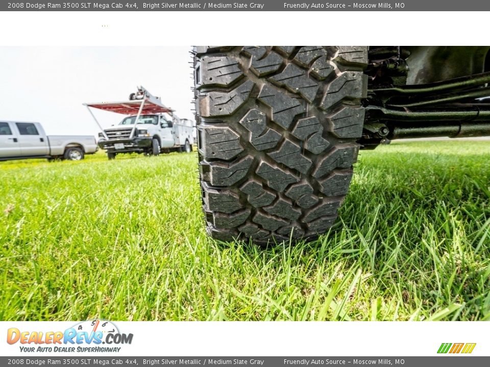 2008 Dodge Ram 3500 SLT Mega Cab 4x4 Bright Silver Metallic / Medium Slate Gray Photo #11