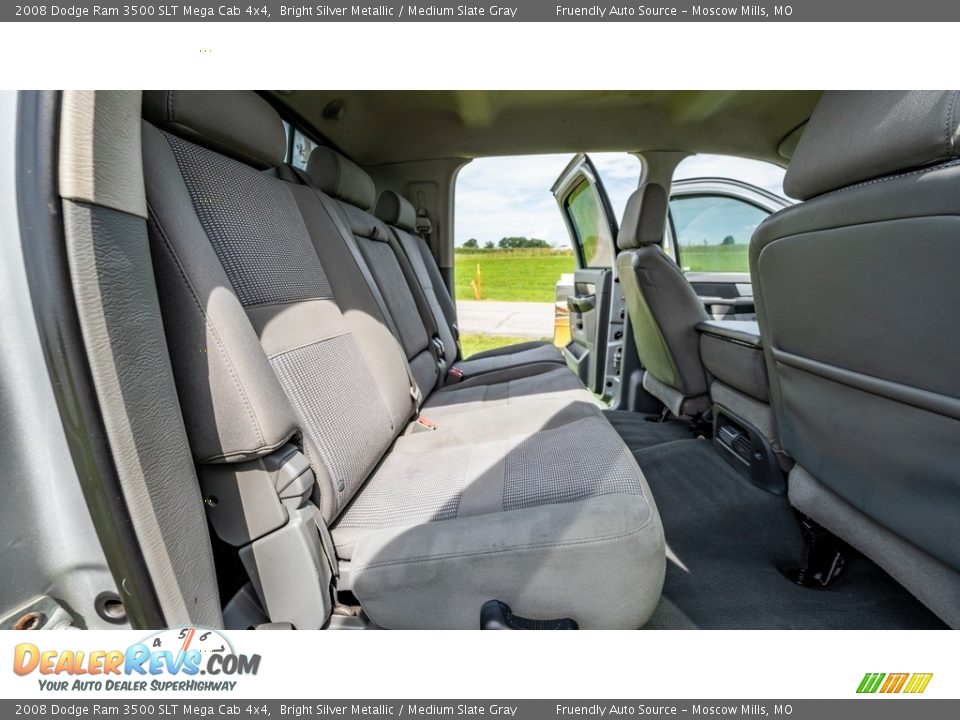 Rear Seat of 2008 Dodge Ram 3500 SLT Mega Cab 4x4 Photo #22