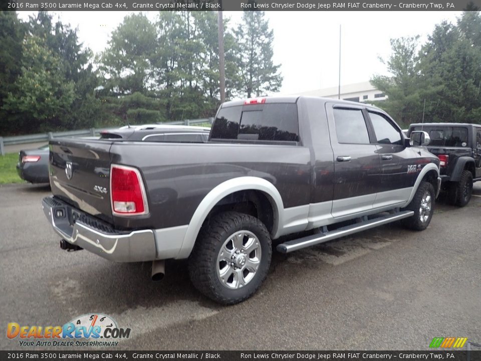 Granite Crystal Metallic 2016 Ram 3500 Laramie Mega Cab 4x4 Photo #3