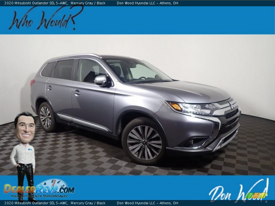 2020 Mitsubishi Outlander SEL S-AWC Mercury Gray / Black Photo #1