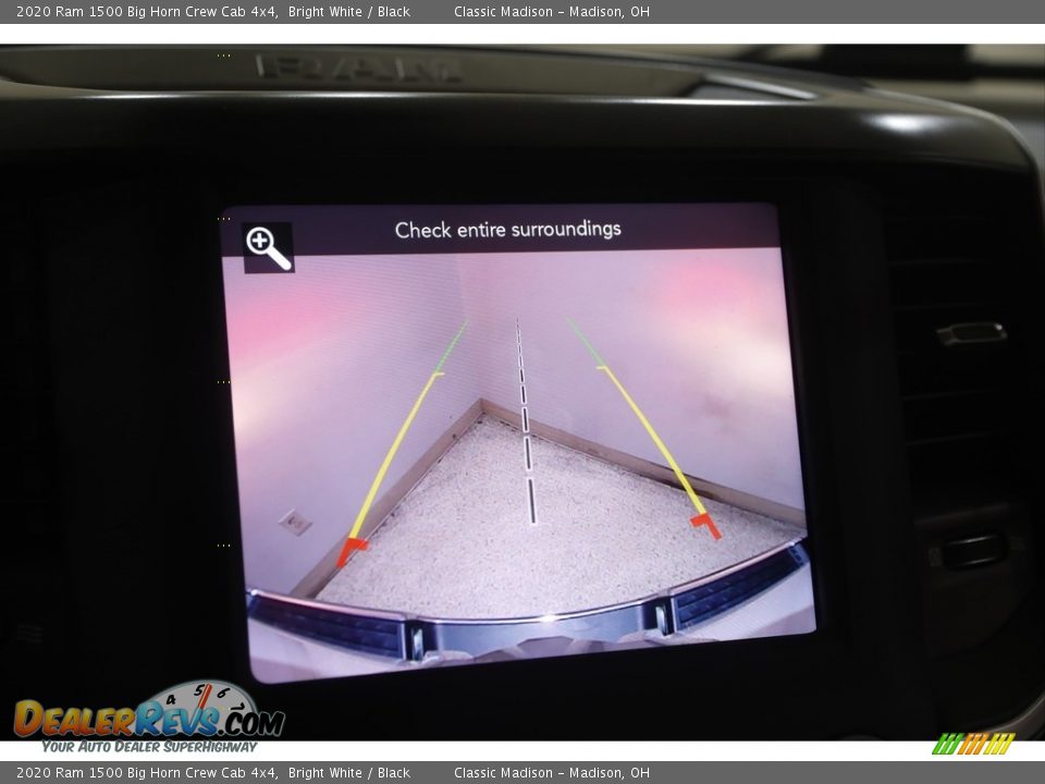 2020 Ram 1500 Big Horn Crew Cab 4x4 Bright White / Black Photo #14